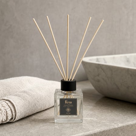 Fresh 100 ml Bambu Çubuklu Oda Kokusu – Kare Cam Şişe