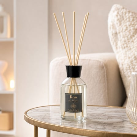 Portakal Çiçeği 100 ml Bambu Çubuklu Oda Kokusu – Şeffaf Uzun Silindir Cam Şişe