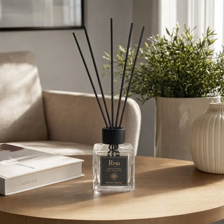 Bebek Pudrası 100 ml Fiber Çubuklu Oda Kokusu – Kare Cam Şişe