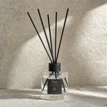 Bebek Pudrası 100 ml Fiber Çubuklu Oda Kokusu – Silindir Oval Yuvarlak Cam Şişe