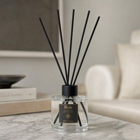 Bebek Pudrası 100 ml Fiber Çubuklu Oda Kokusu – Silindir Oval Yuvarlak Cam Şişe