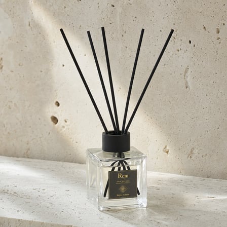 Beyaz Sabun 100 ml Fiber Çubuklu Oda Kokusu – Kare Cam Şişe