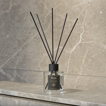 Beyaz Sabun 100 ml Fiber Çubuklu Oda Kokusu – Silindir Oval Yuvarlak Cam Şişe