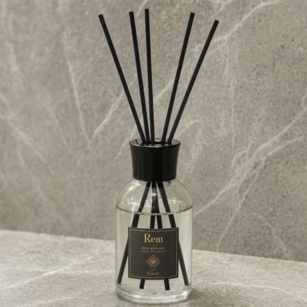 Fresh 100 ml Fiber Çubuklu Oda Kokusu – Şeffaf Uzun Silindir Cam Şişe