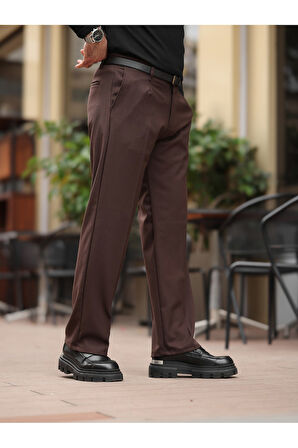 Rahat Kalıp Old Money Kumaş Pantolon