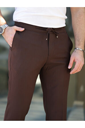 Slim Fit Likralı Jogger Pantolon