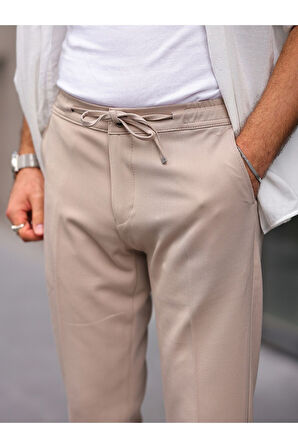 Slim Fit Likralı Jogger Pantolon
