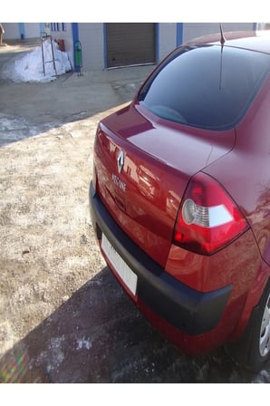 Renault Megane 2 (2002-2009) çeki kancası kapağı SİYAH