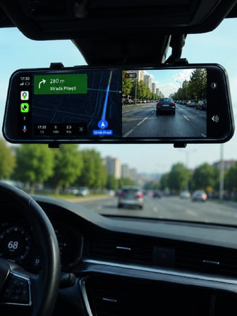 Ayna Carplay Dokunmatik Araç Multimedya Ekranı Ön Arka Kameralı