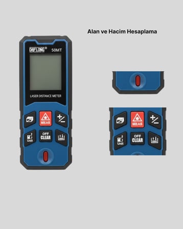 Lazer Metre 50 MT Hassas ve Hızlı Ölçüm Özellikli Yeni Nesil