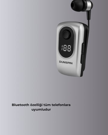 Dijital Ekranlı Bluetooth Kulaklık – Titreşimli Bildirim, 25 Saat Kullanım Yeni Nesil