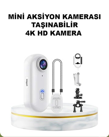 4K WiFi Spor Kamerası Su Geçirmez Mini Aksiyon Kamera
