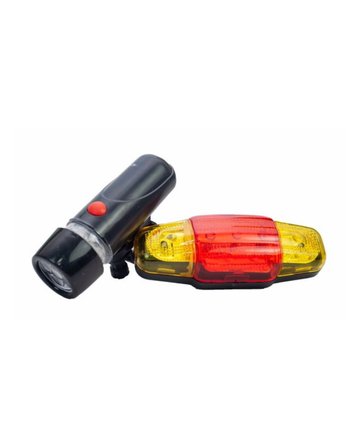 Bisiklet Far ve Stop Lambası Seti LED Ön Arka Emniyet Işığı
