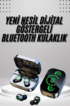 Model Bluetooth Kulaklık Telefon Şarj Edebilen Çağrı Cevaplama Dijital Göstergeli