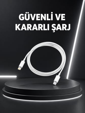 Dayanıklı TPE Lightning Kablo – 30W Hızlı Şarj ve Veri Transferi