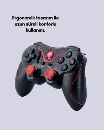 Yüksek Hassasiyetli Kablosuz Oyun Kolu PC ve Mobil Uyumlu