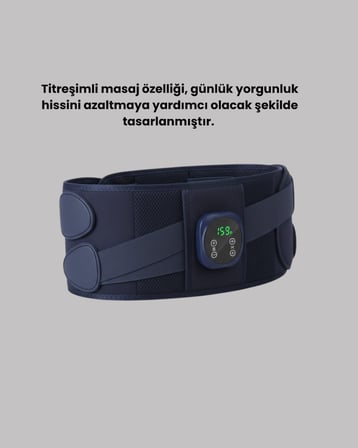Titreşimli Masajlı Bel Kemeri Sessiz Çalışma  cm Bel Uyumlu