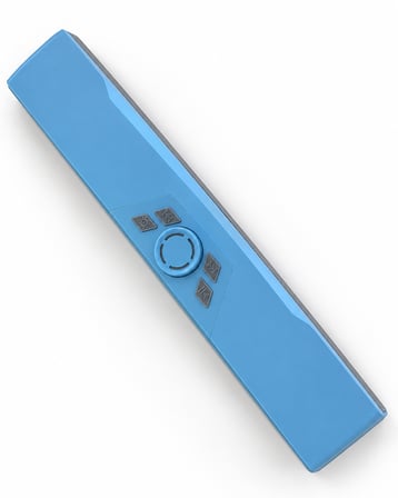 Döner Kontrol Düğmeli Bluetooth 5.4 Kablosuz Hoparlör 6 W RGB Işıklı Mavi