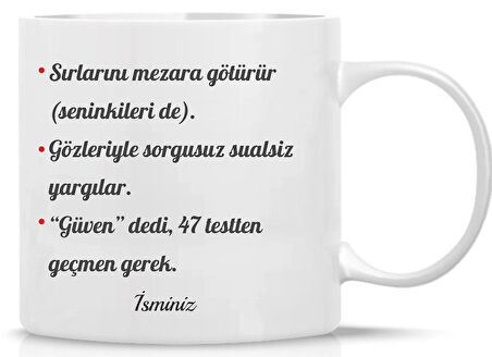 Akrep Burcu Kupa | Renkli Burç Tasarımı | Özlü Sözlü Hediye Kupa | Astroloji Temalı Bardak