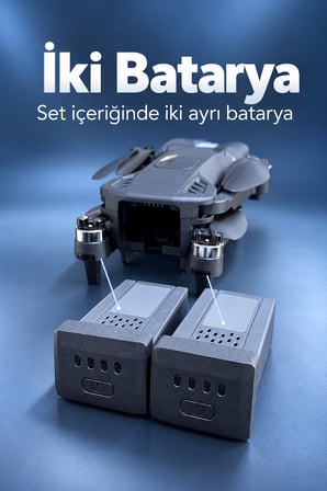Kameralı Drone Katlanır Gövde ve Yedek Pervane Seti