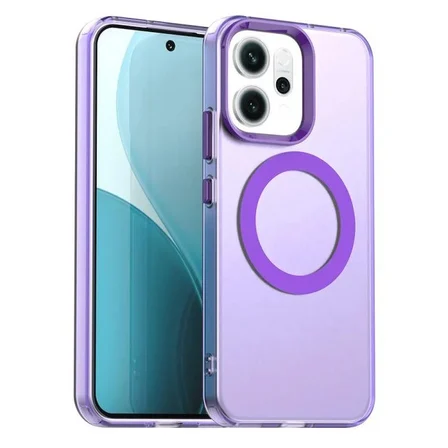 Oppo Reno 13F Uyumlu Kılıf Renkli Kenarlı Magesafe Özellikli Hlt-Colour