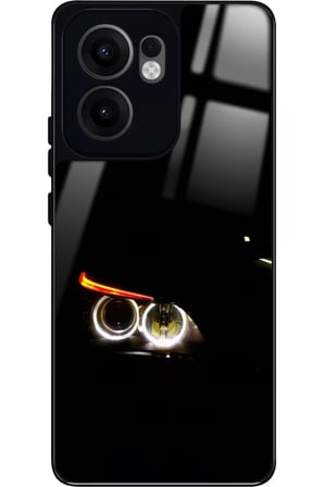 Oppo Reno 13F Uyumlu Araba Tasarımlı Parlak Silikon Kılıf