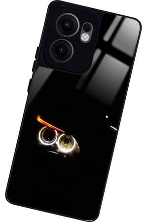 Oppo Reno 13F Uyumlu Araba Tasarımlı Parlak Silikon Kılıf