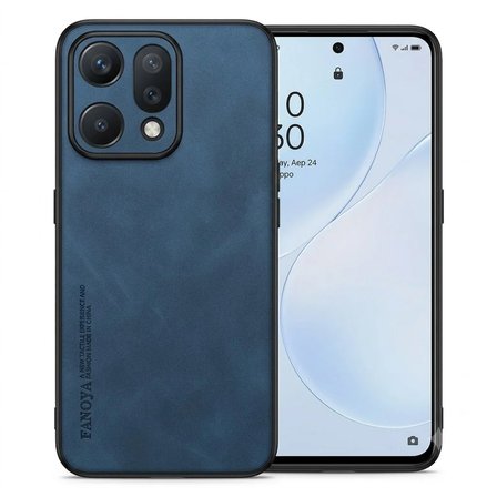 Oppo Reno 14 Uyumlu Kılıf Deri Görünümlü Şık Tasarım Hlt-Hide