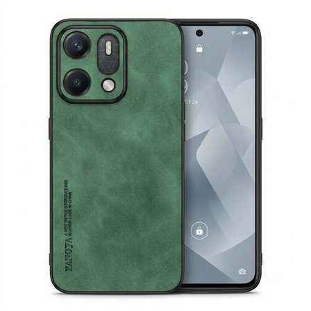 Oppo Reno 14 Uyumlu Kılıf Deri Görünümlü Şık Tasarım Hlt-Hide