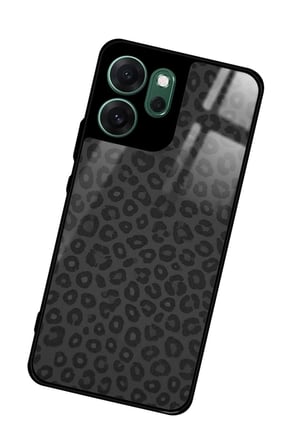 Oppo Reno 14F Uyumlu Leopar Tasarımlı Parlak Silikon Kılıf