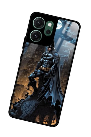 Oppo Reno 14F Uyumlu Batman Tasarımlı Parlak Silikon Kılıf