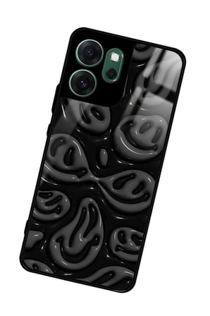 Oppo Reno 14F Uyumlu Smile Tasarımlı Parlak Silikon Kılıf