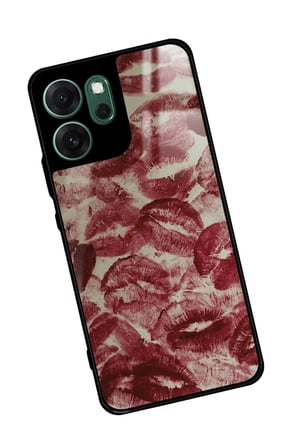 Oppo Reno 14F Uyumlu Dudak Tasarımlı Parlak Silikon Kılıf