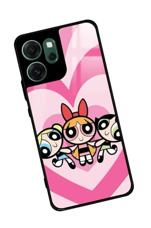 Oppo Reno 14F Uyumlu Girl Power Tasarımlı Parlak Silikon Kılıf
