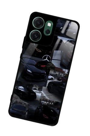 Oppo Reno 14F Uyumlu Araba Tasarımlı Parlak Silikon Kılıf