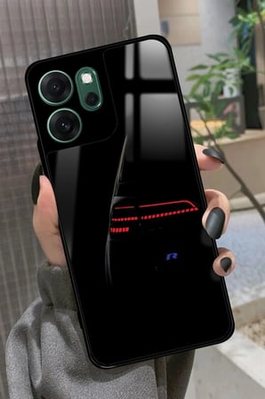 Oppo Reno 14F Uyumlu Araba Tasarımlı Parlak Silikon Kılıf
