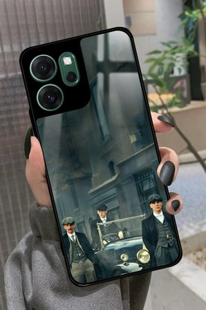 Oppo Reno 14F Uyumlu Peaky Blinders Tasarımlı Parlak Silikon Kılıf
