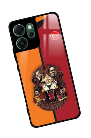 Oppo Reno 14F Uyumlu Aslan Tasarımlı Parlak Silikon Kılıf