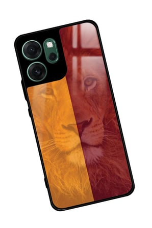 Oppo Reno 14F Uyumlu Aslan Tasarımlı Parlak Silikon Kılıf