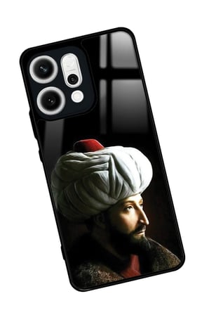 Oppo Reno 14 Uyumlu Padişah Tasarımlı Parlak Silikon Kılıf