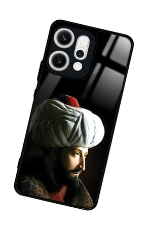 Oppo Reno 14 Uyumlu Padişah Tasarımlı Parlak Silikon Kılıf