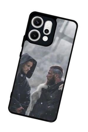 Oppo Reno 14 Uyumlu Vikings Tasarımlı Parlak Silikon Kılıf