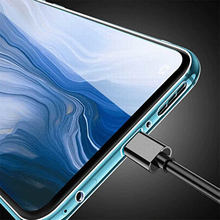 Oppo Reno 2 Kılıf Şeffaf İnce Esnek Silikon Kılıf Zipax-Süper