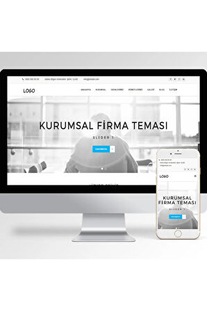 Hazır Kurumsal Web Sitesi Yazılımı V12