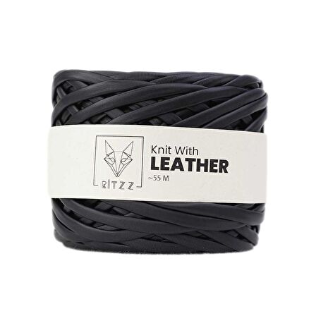 Ritzz Leather Siyah Deri ip
