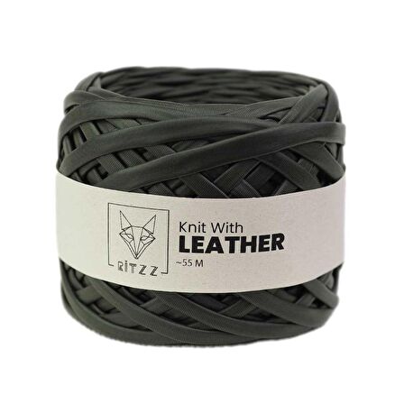 Ritzz Leather Yeşil Deri ip