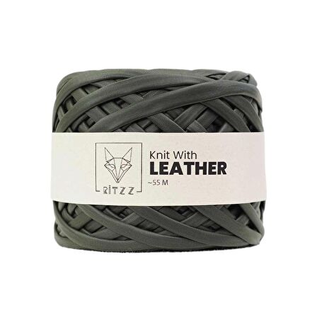 Ritzz Leather Yeşil Deri ip