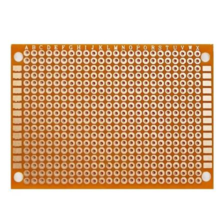 5X7CM Pertinaks Pcb Proto 10X24 432 Adet Bakır Delik Prototip Deney Kartı 2.54MM Pertenaks