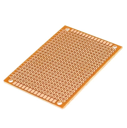5X7CM Pertinaks Pcb Proto 10X24 432 Adet Bakır Delik Prototip Deney Kartı 2.54MM Pertenaks