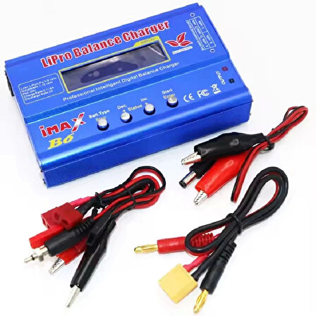 İmax B6 80W Rc Lityum Pil Şarj Cihazı 18650 Lityum Pil Şarj